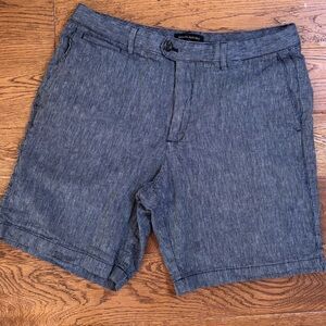 Banana Republic Charcoal Flat Front Shorts
